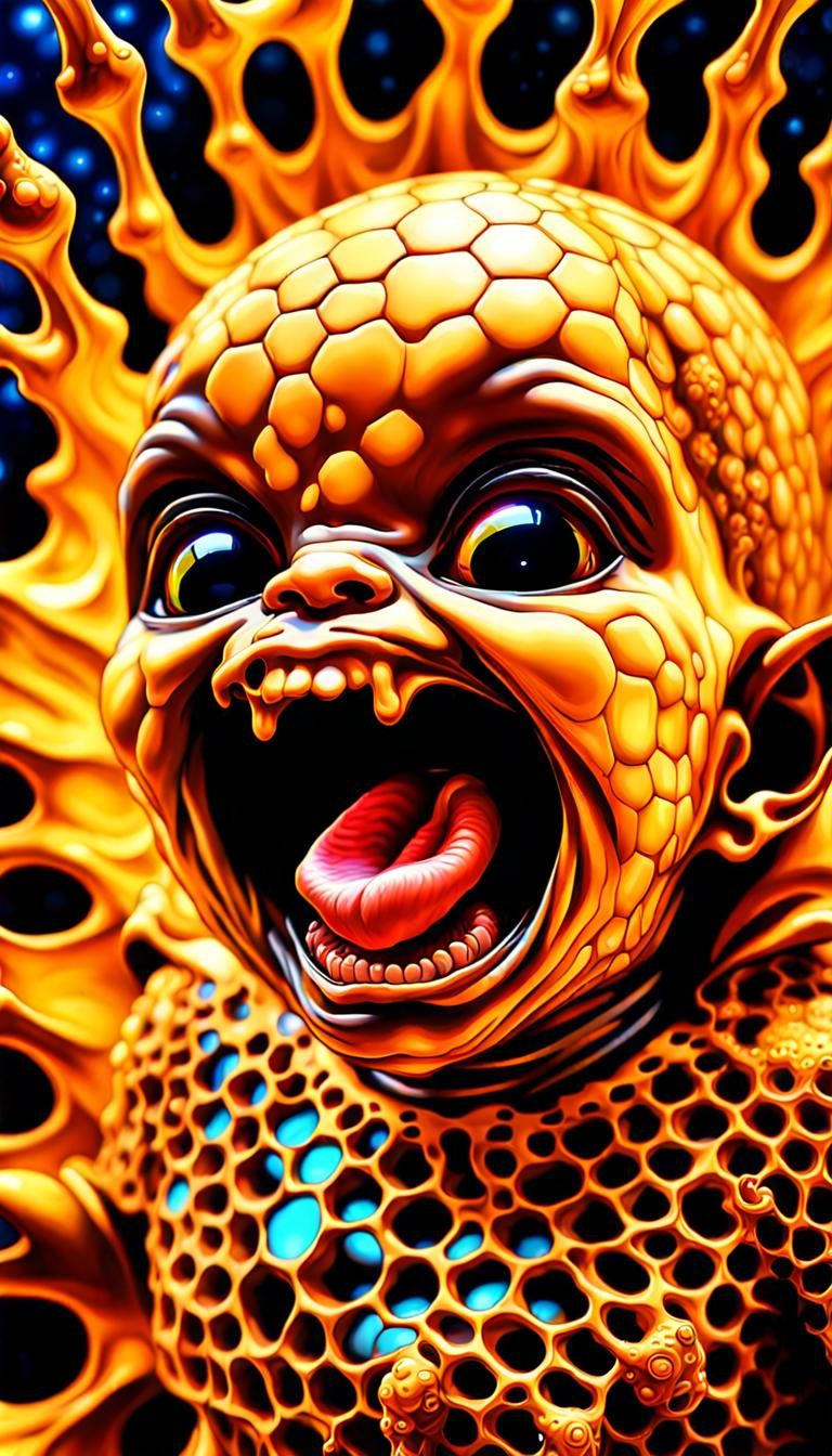 Newborn Honeycomb Vampire