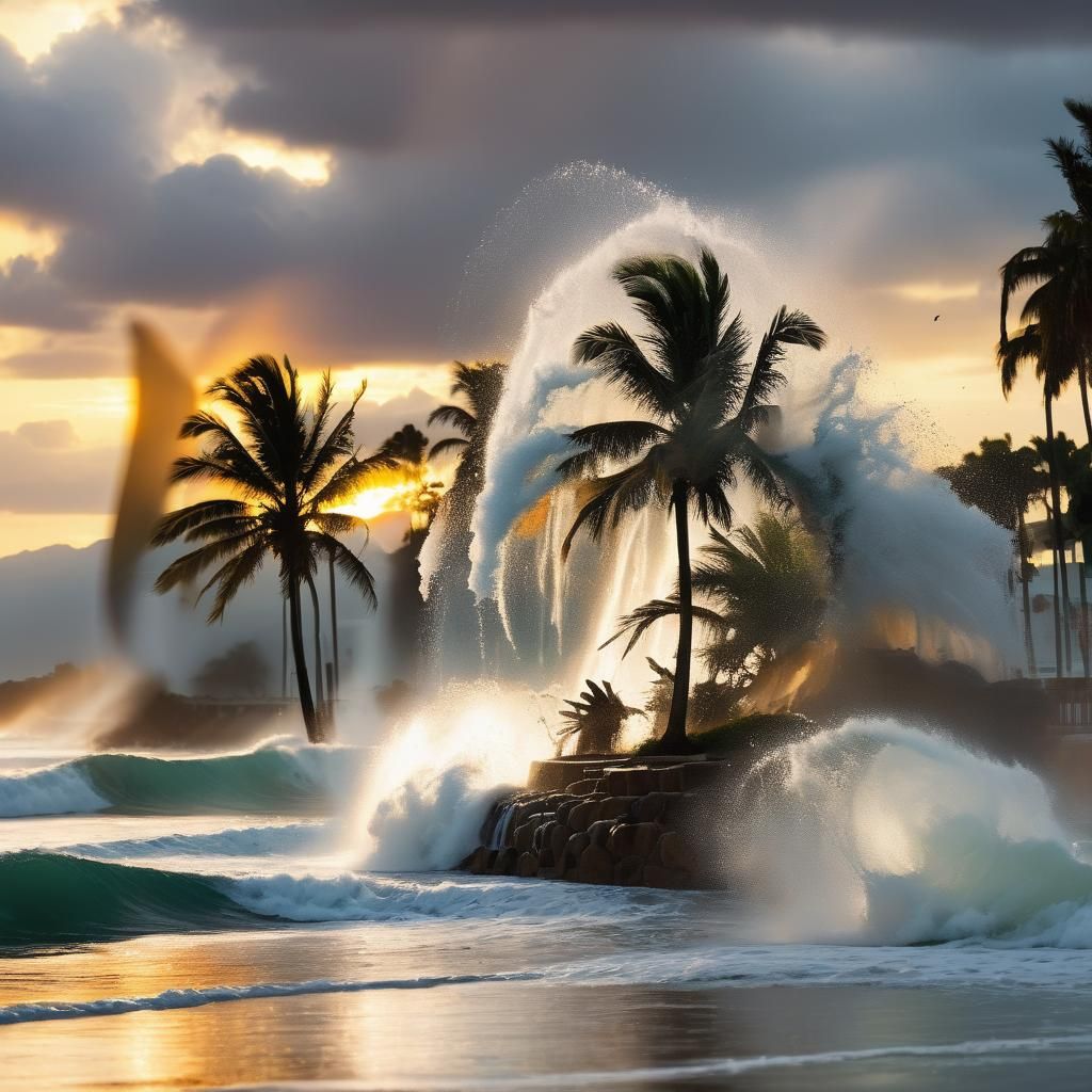 Stormy Sunset at the Beach: Professional Photography