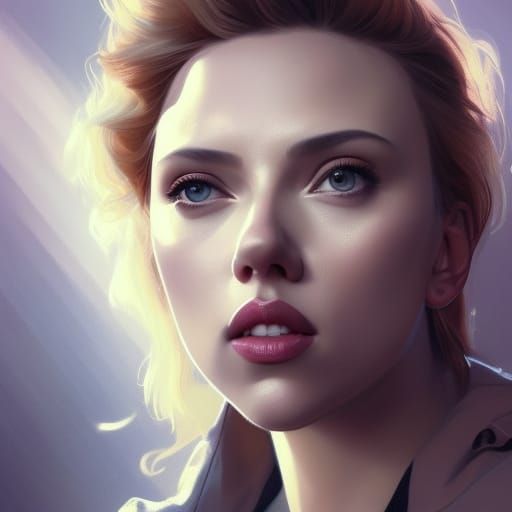 Hyperrealistic Portrait of a Woman in Digital Art Style