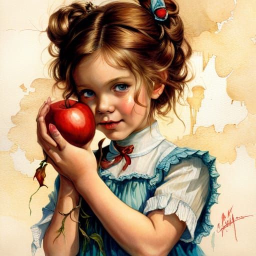 Adorable Concept Art in Golden Age Style