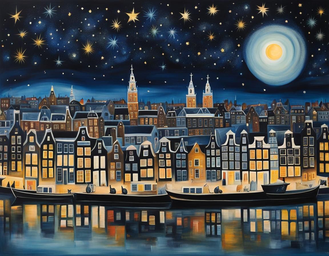 Amsterdam by night