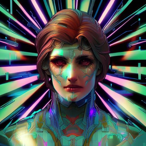 Synthwave war bonnet 2