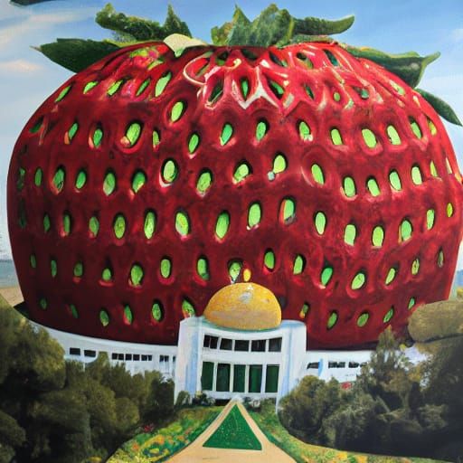 Grandiose Strawberry Mansion Concept Art