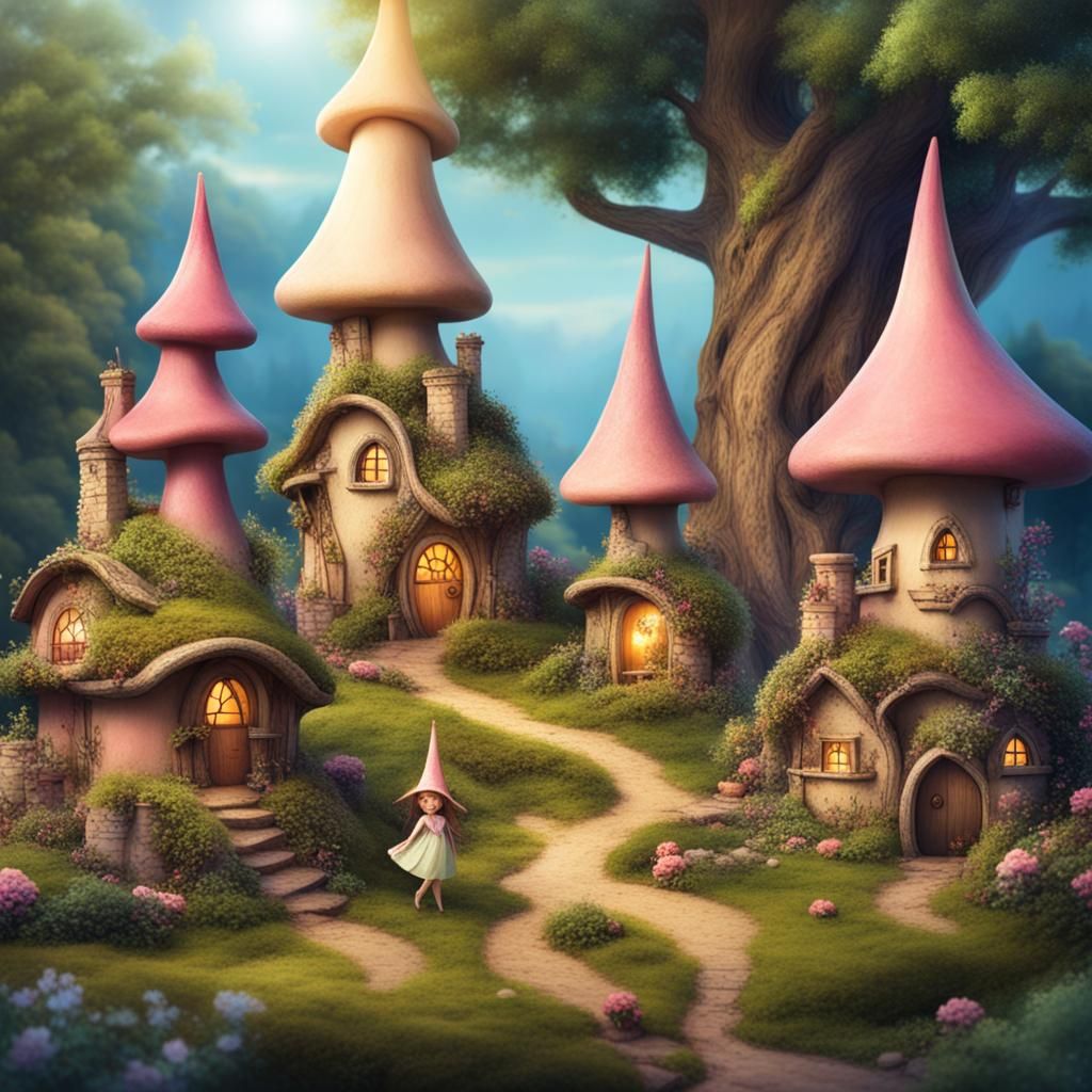 Magical Fairy Village: An Enchanted Miniature World