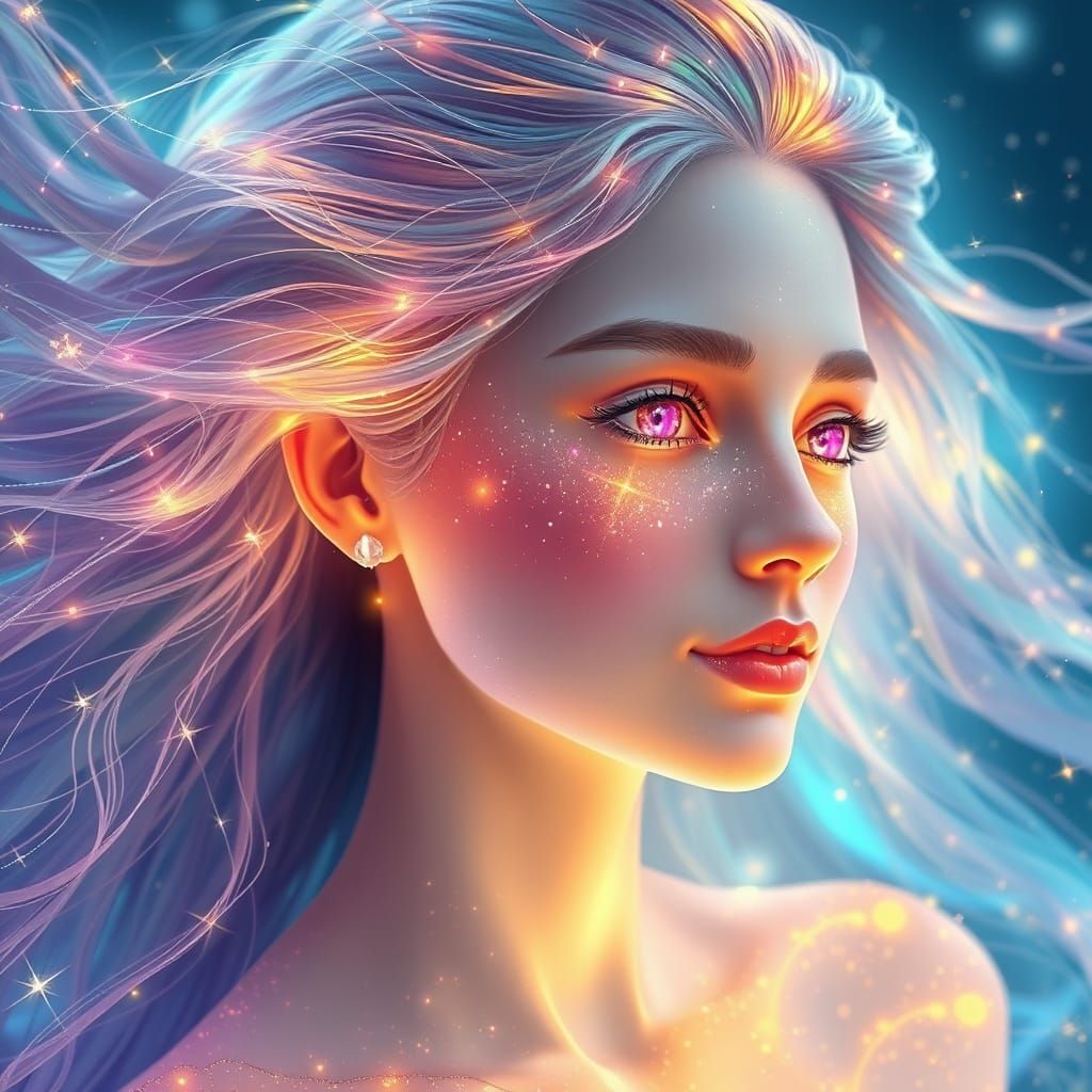 The Girl with Eyes Like Shimmering Stars