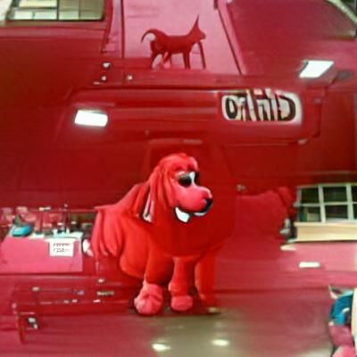 Clifford the Big Red Dog: An AI Rendition