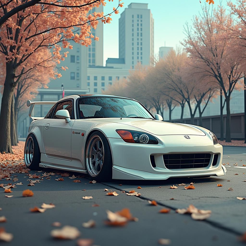 Honda S2000 Cornering at Tsukuba Circuit