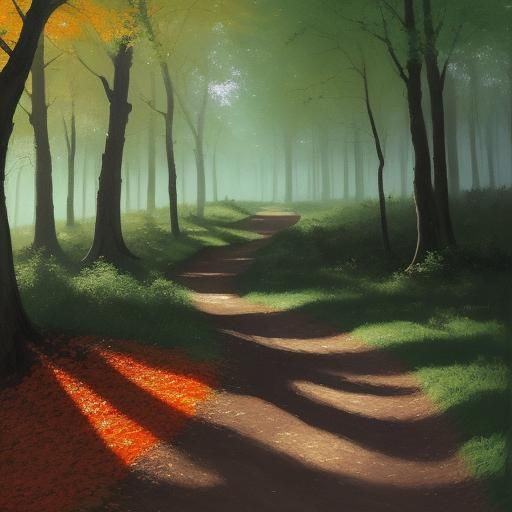 Robin Hood: Fauvist Landscape in Sherwood Forest