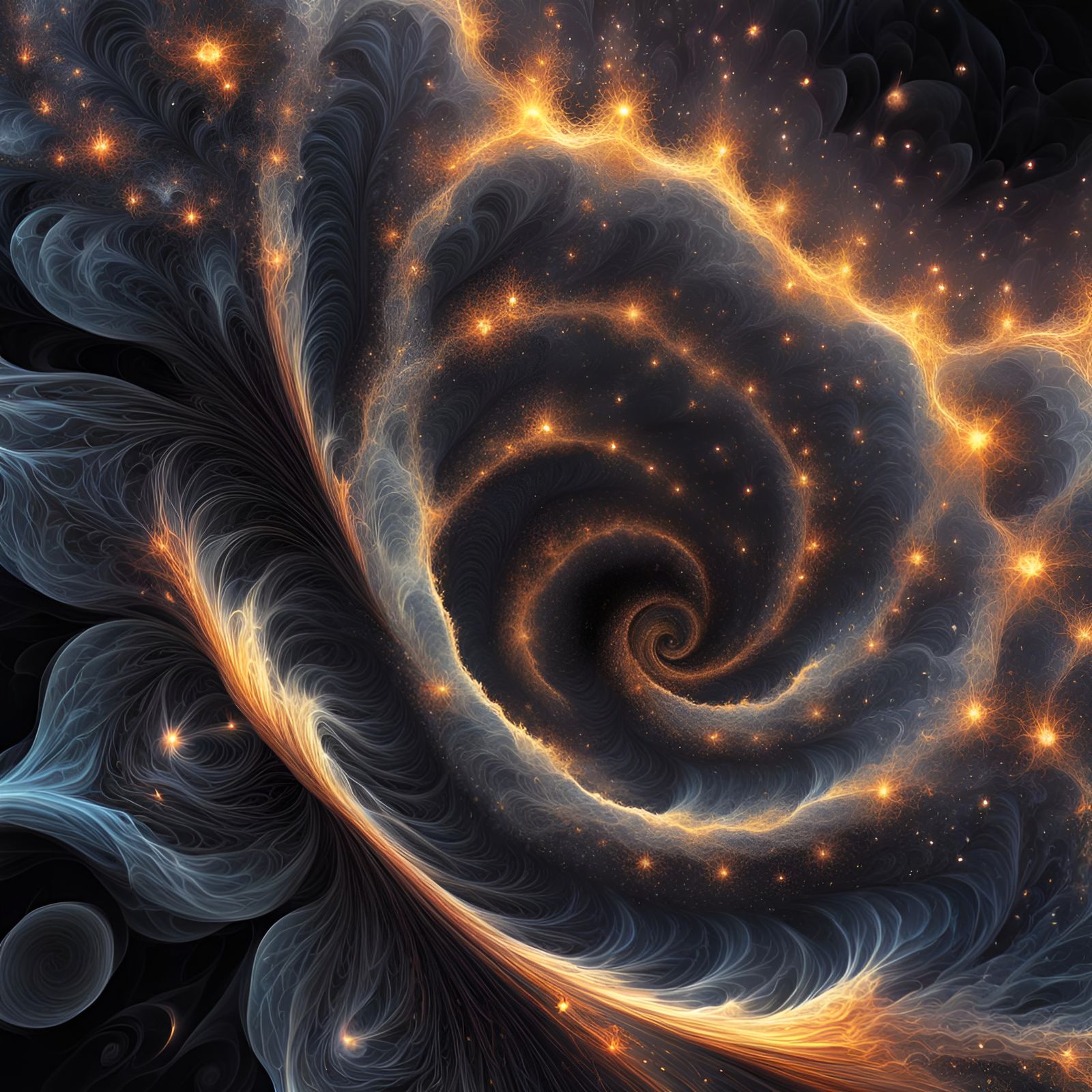 Cosmic Explosion: Abstract Rendering of the Big Bang