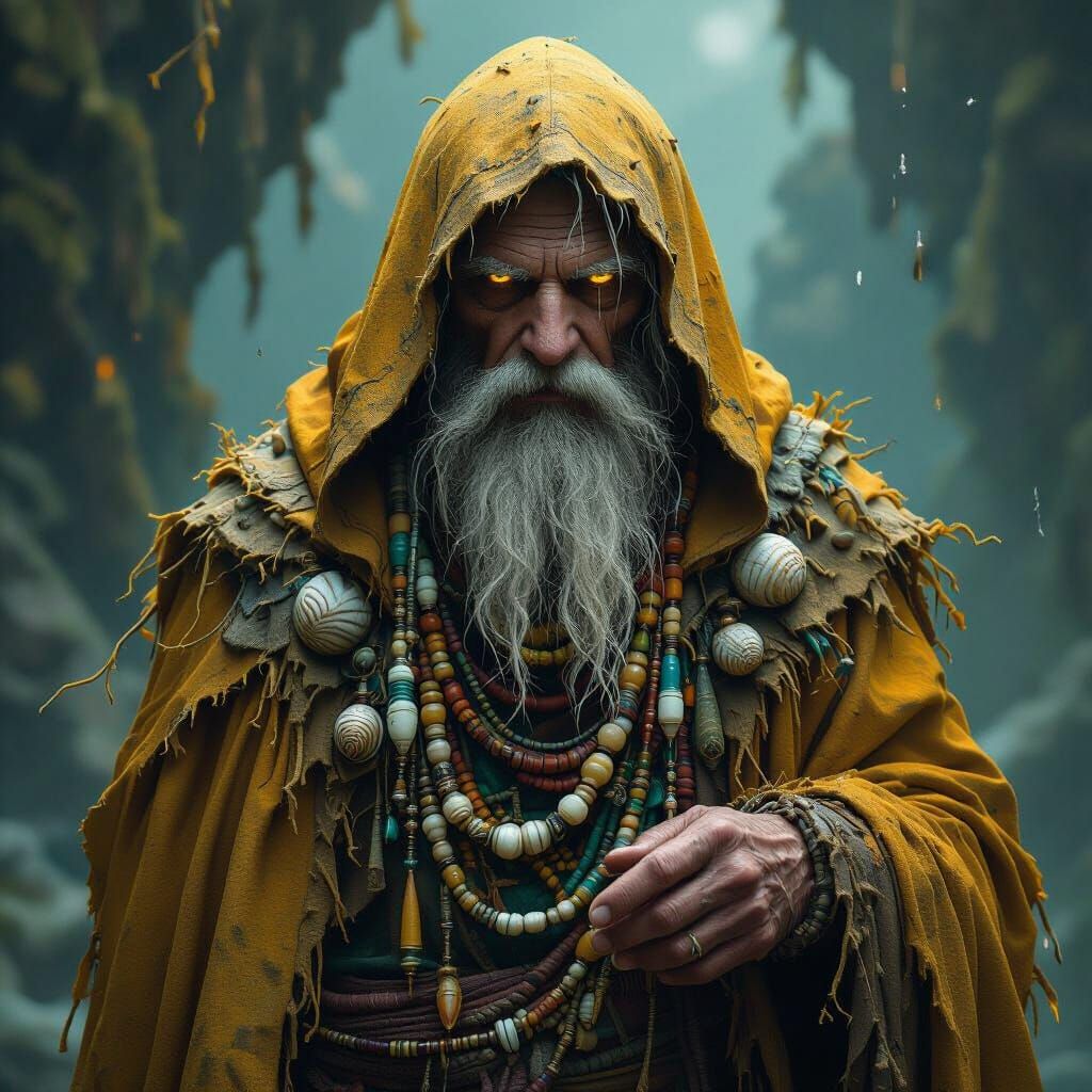 Tovarr Mistwake Island Shaman with Kelp Robes