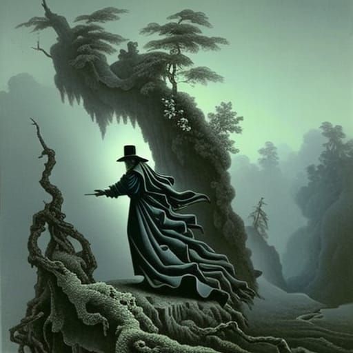 Spooky Forest with Anomalous Motion Illusion