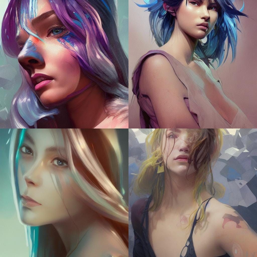 Contrasting Portrait: Saturated Color vs. Optimized Detail