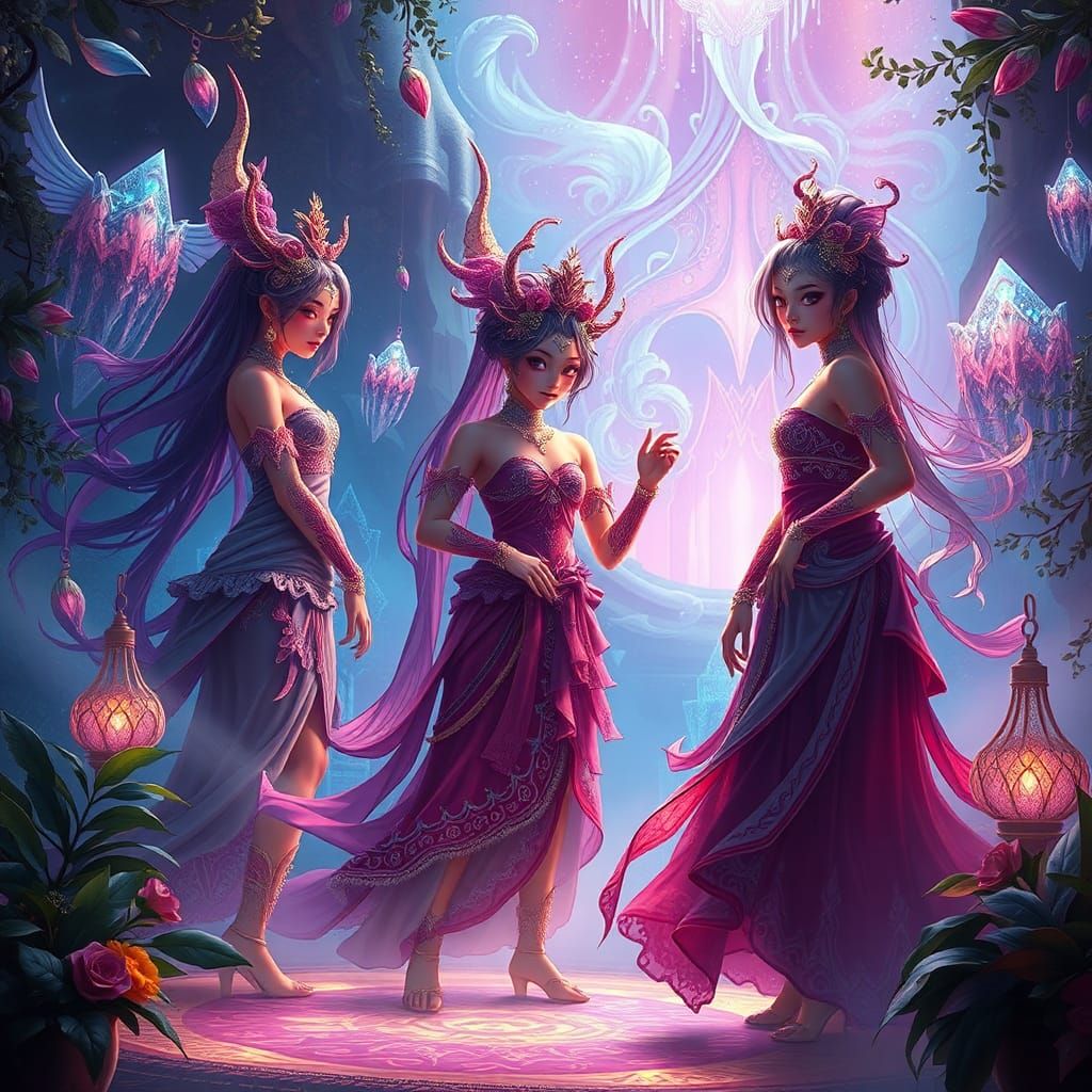 Dreamlike Characters on a Fantastical Stage