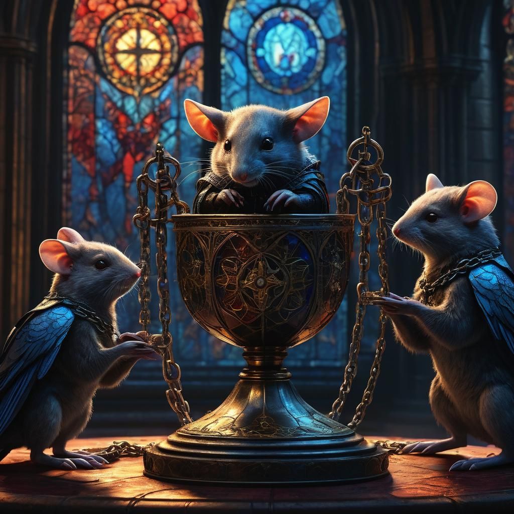 Mice Awards Ceremony in Gothic Vampire Church
