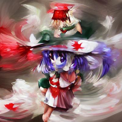 Stylized Anime Character Portrait