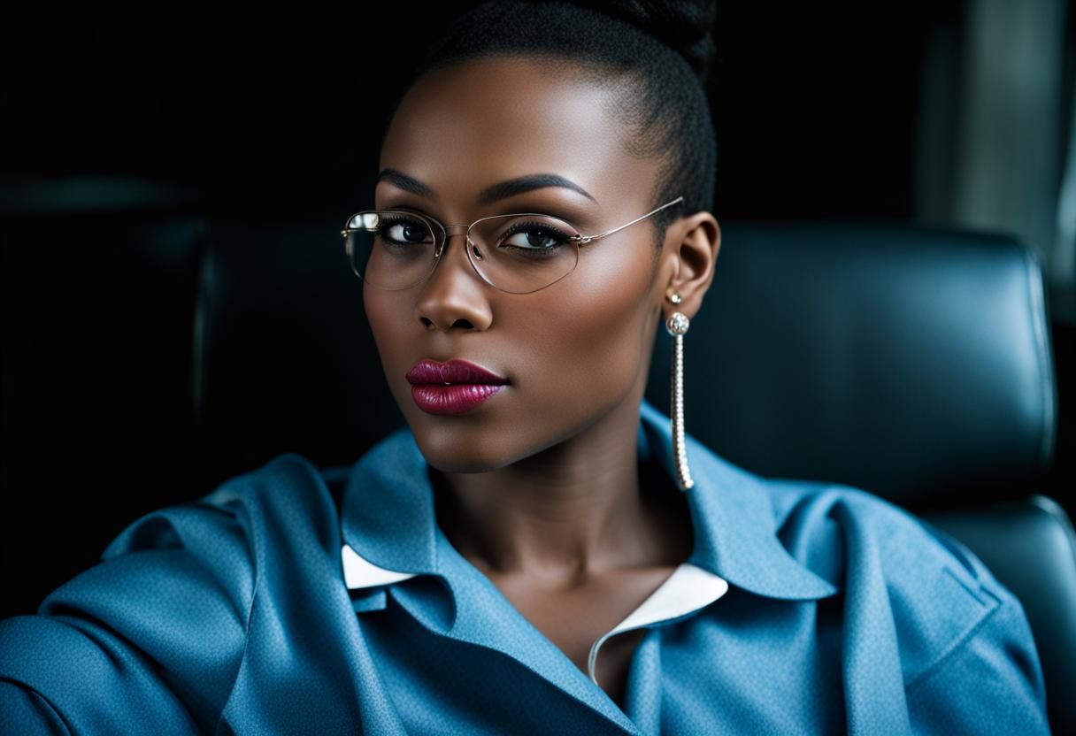 AI Generated Image of a 'Boss Lady' Concept