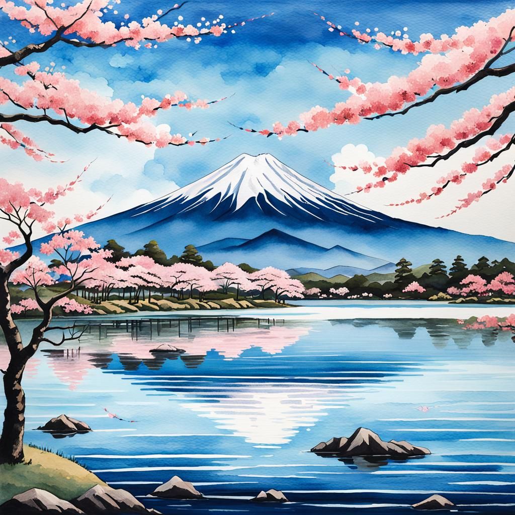 Ukiyo-e Mount FUji