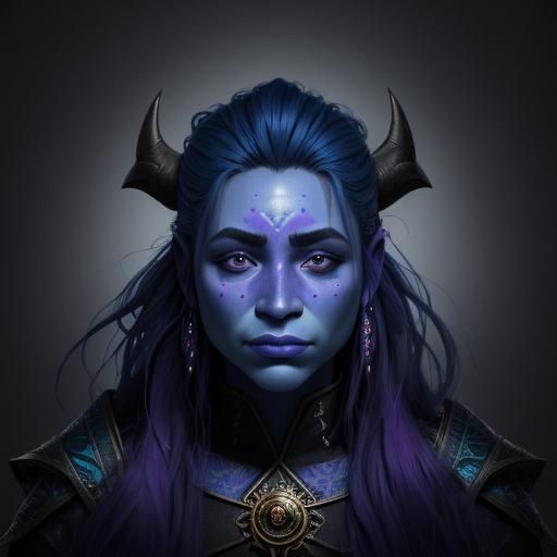 Excited Troll Portrait in Detailed Fantasy Realism