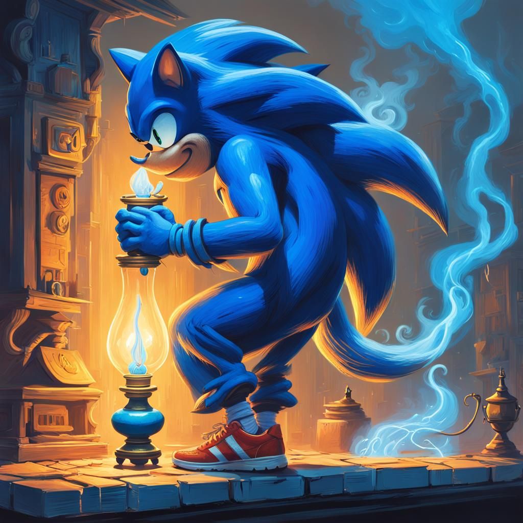 Sonic and the Majin: Fantasy Art