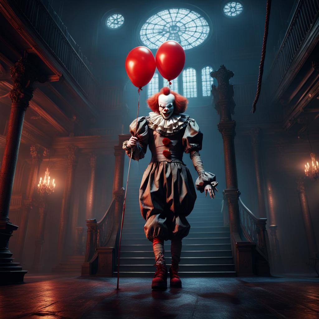 Pennywise Pole Dancer: Fantasy Concept Art