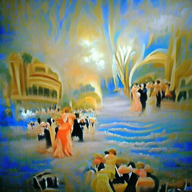 Art Deco Impressionism: Dust to Dust Artwork