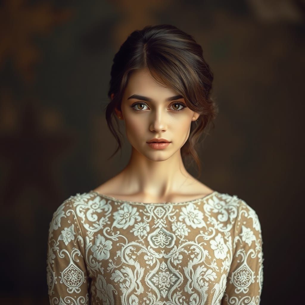 Ethereal Woman in Life of Love Dress