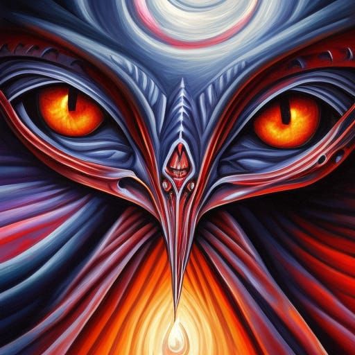 Dark Overlord on Alien World: Burton-esque Vision