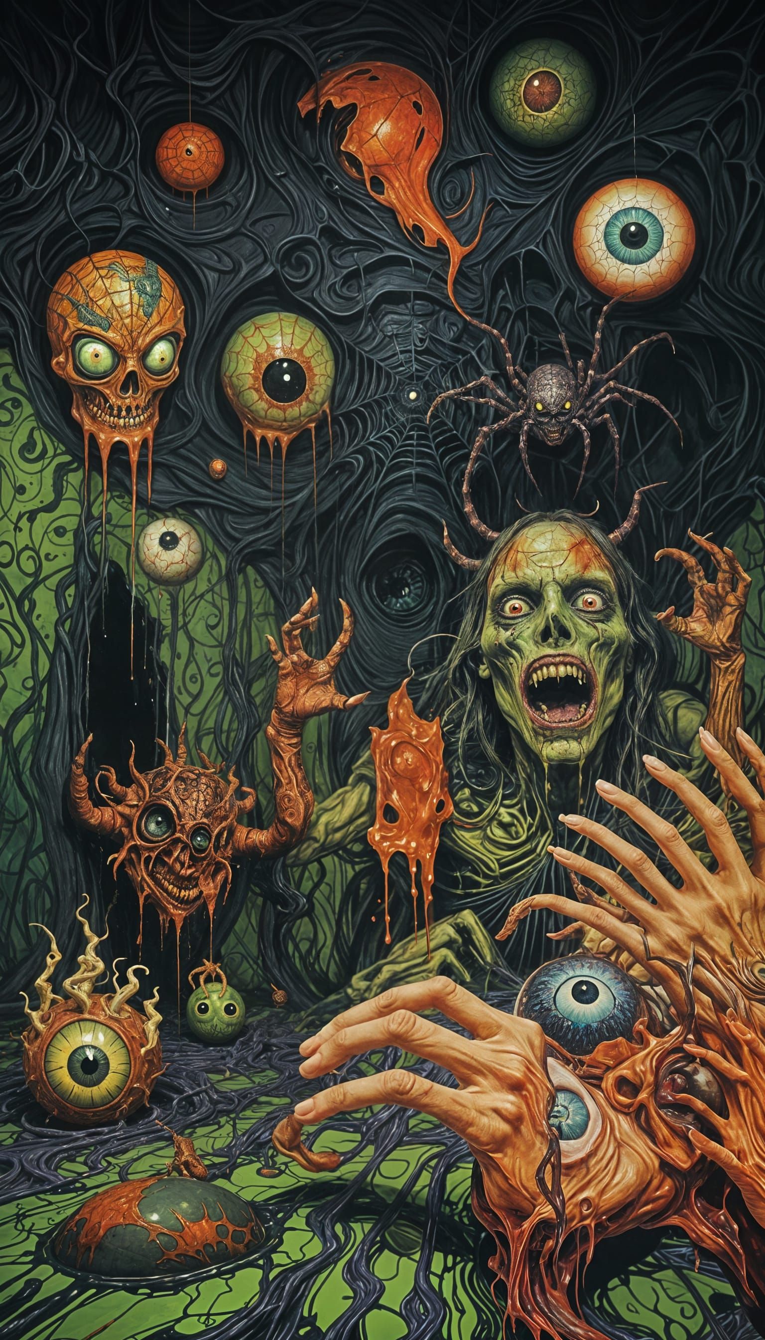 Bad DMT Trip: A Horror Art Vision