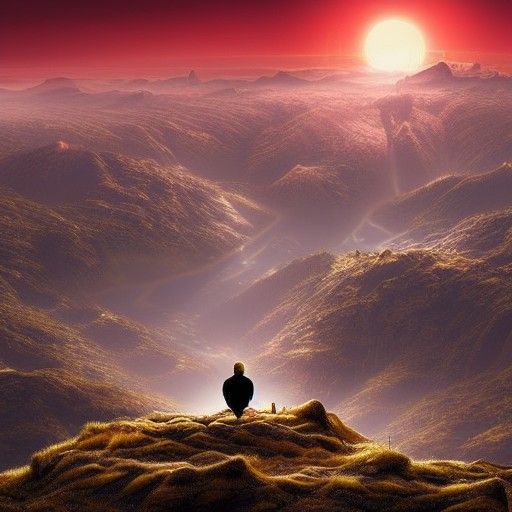 Solitary World: A Matte Painting for Lonely People