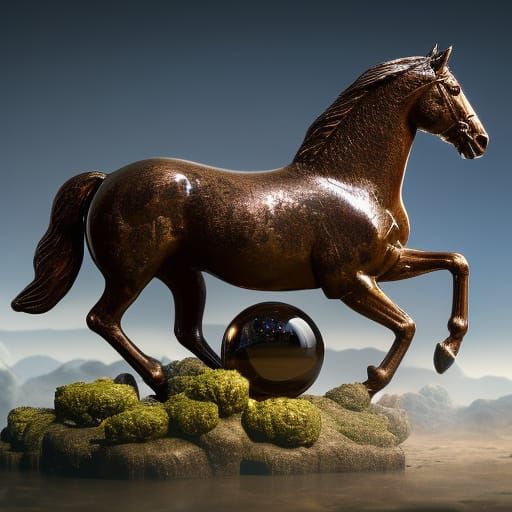 Pronssihevonen Patsas