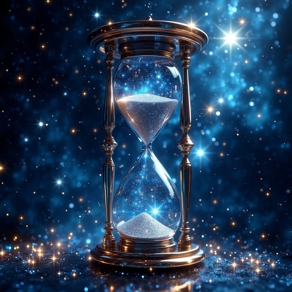 Cosmic Hourglass with Galaxies and Stars