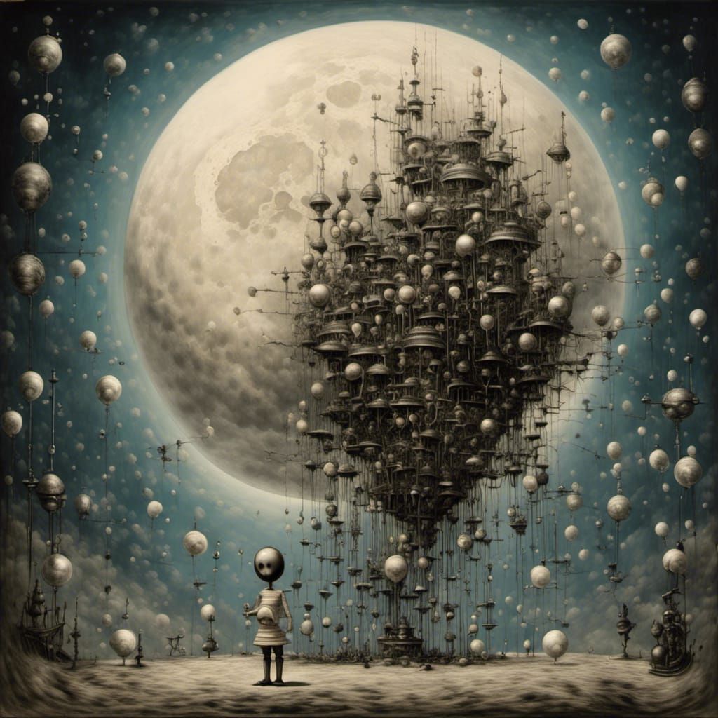 Surreal Neurotic Opera on the Moon