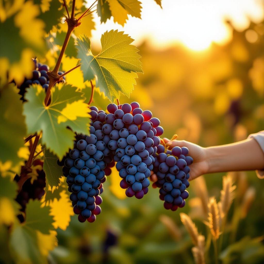 Last Grape Harvest Celebrates Autumn Richness