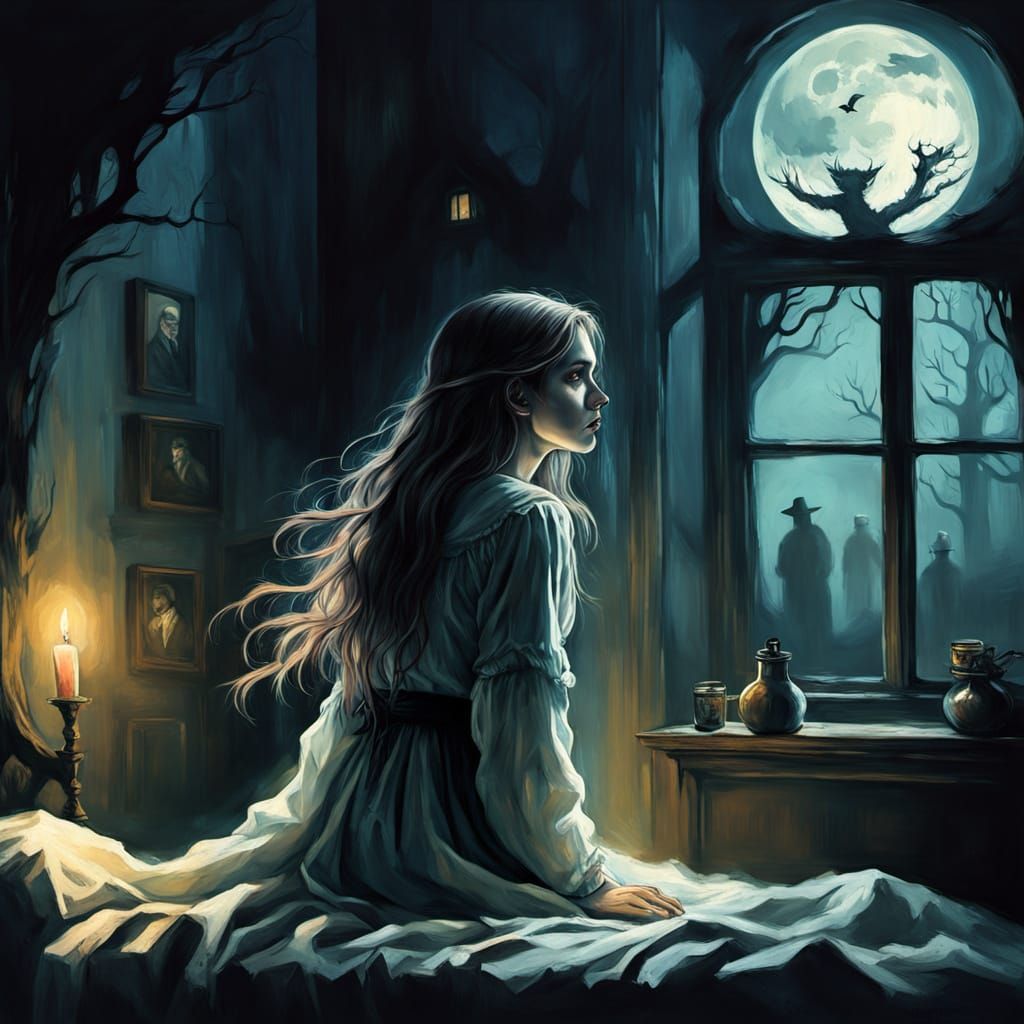 Spectral Night Terrors in Dark Expressionism