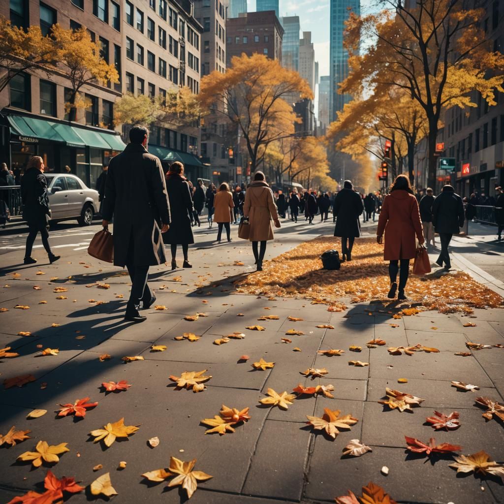 Autumn in New York City: Golden Hour Photography