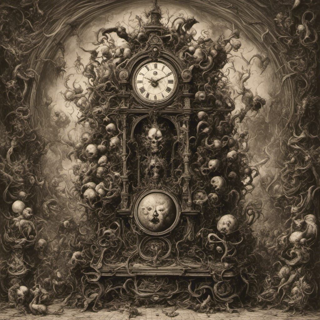 Horrific Demon Manifests as Grandfather Clock