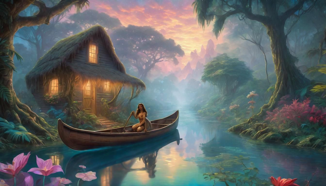 Tarzan and Jane's Jungle Treehouse: Ethereal Astral Art