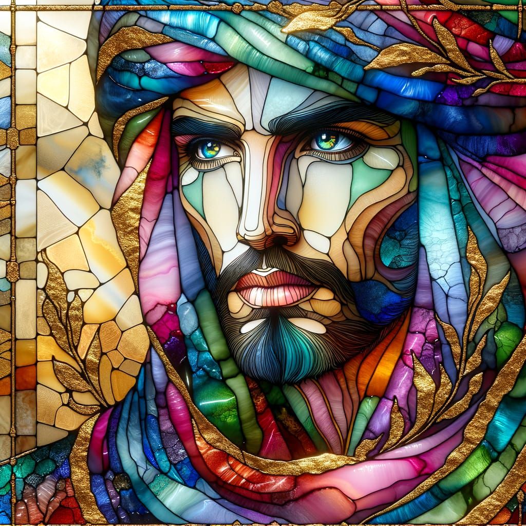 Arabian Prince in Multicolored Silk Robes