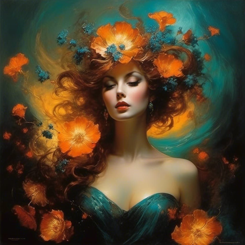 When she was no longer able to keep captive her passions; she became enveloped by them differently-this time, she became...