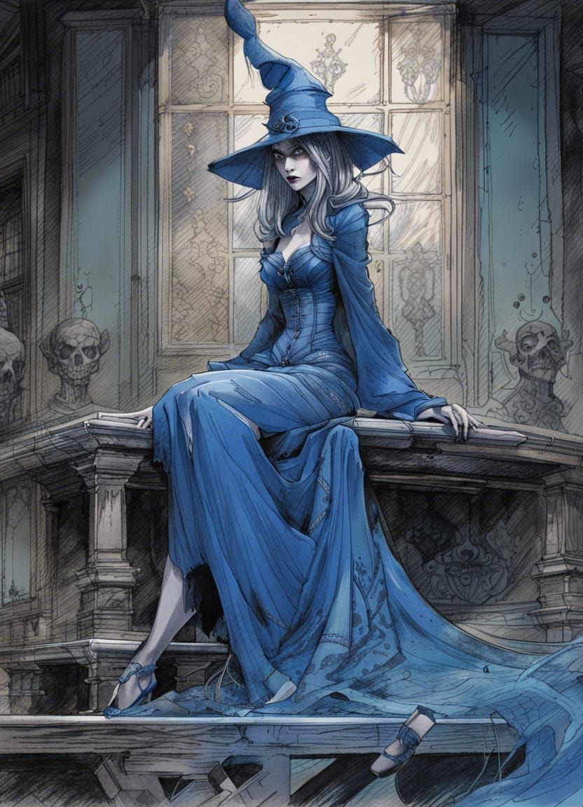 Blue witch