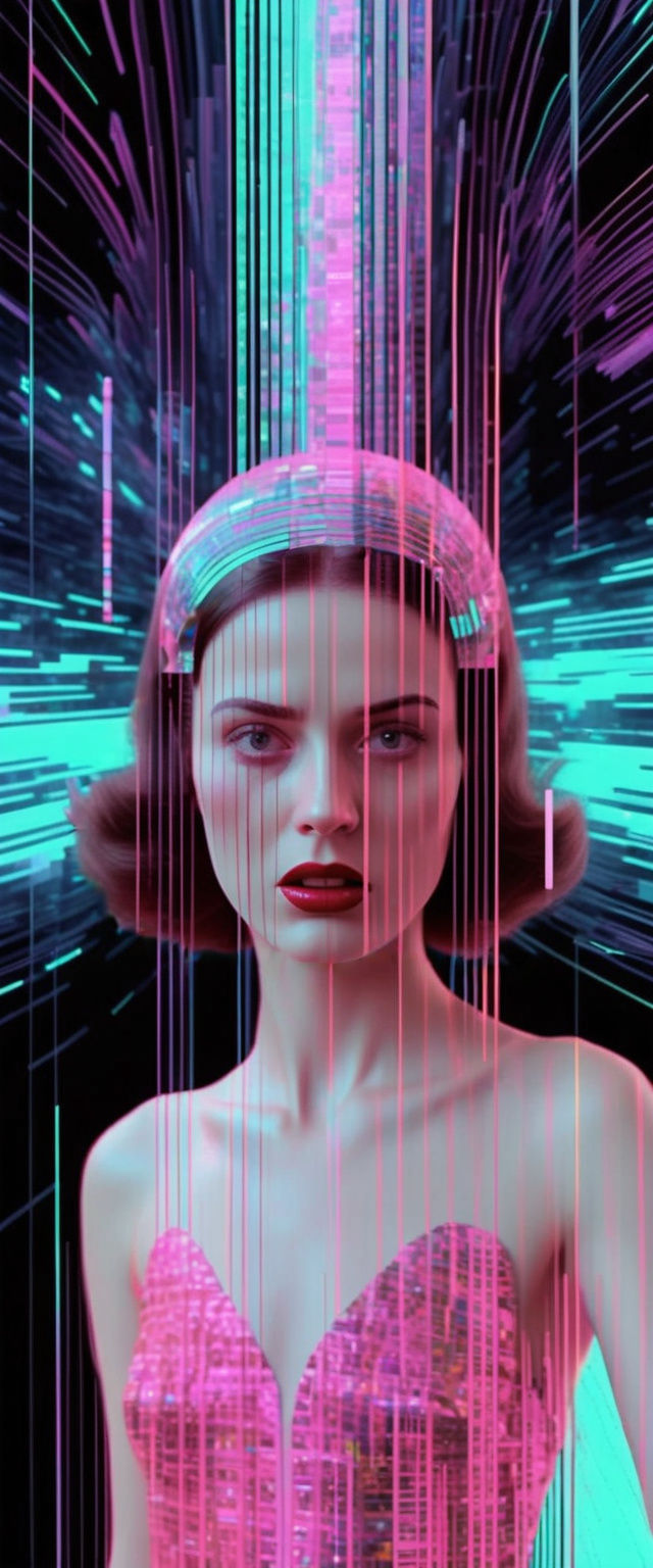 Katharine in Glitch Hat