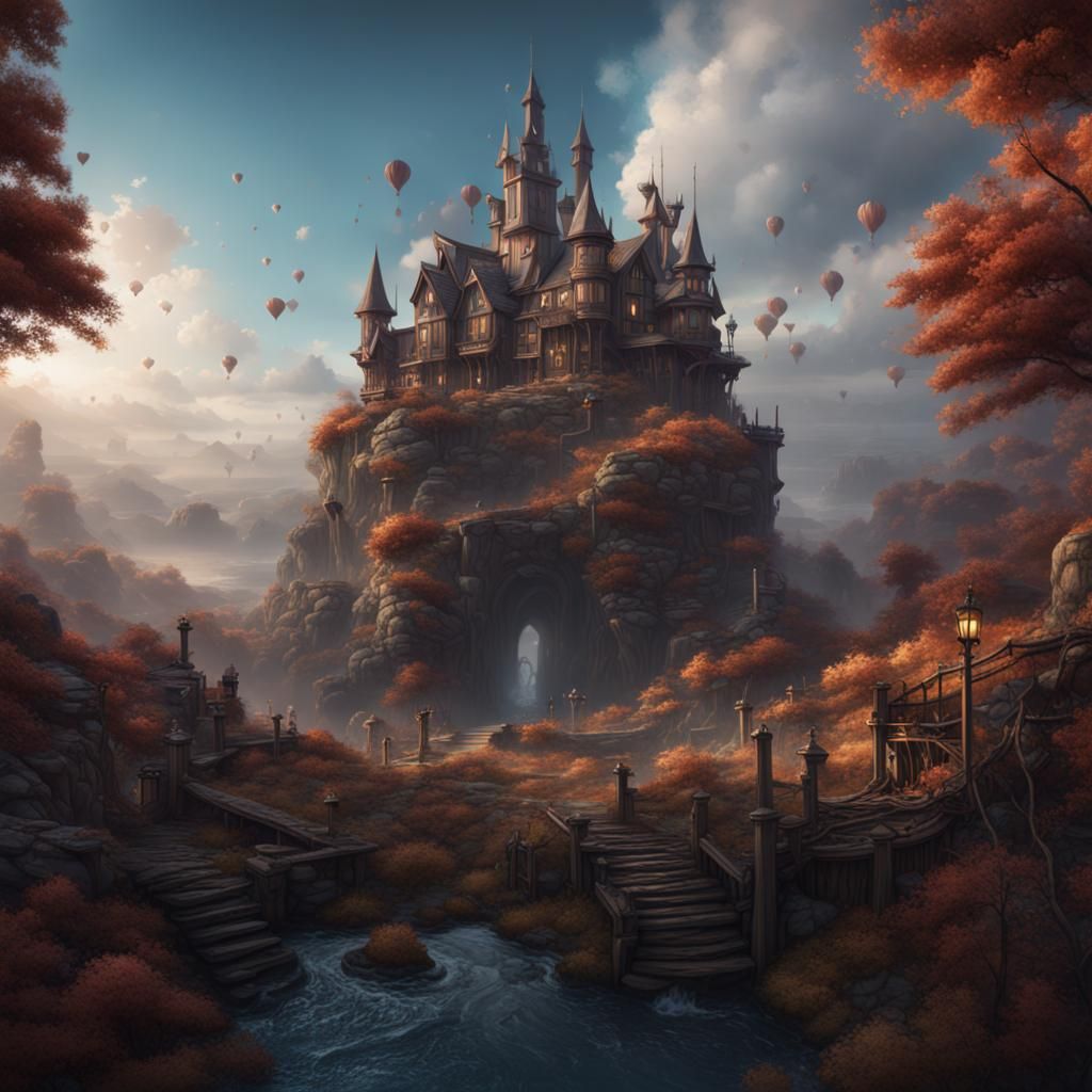 Fantastical Matte Painting: Where the Heart Is