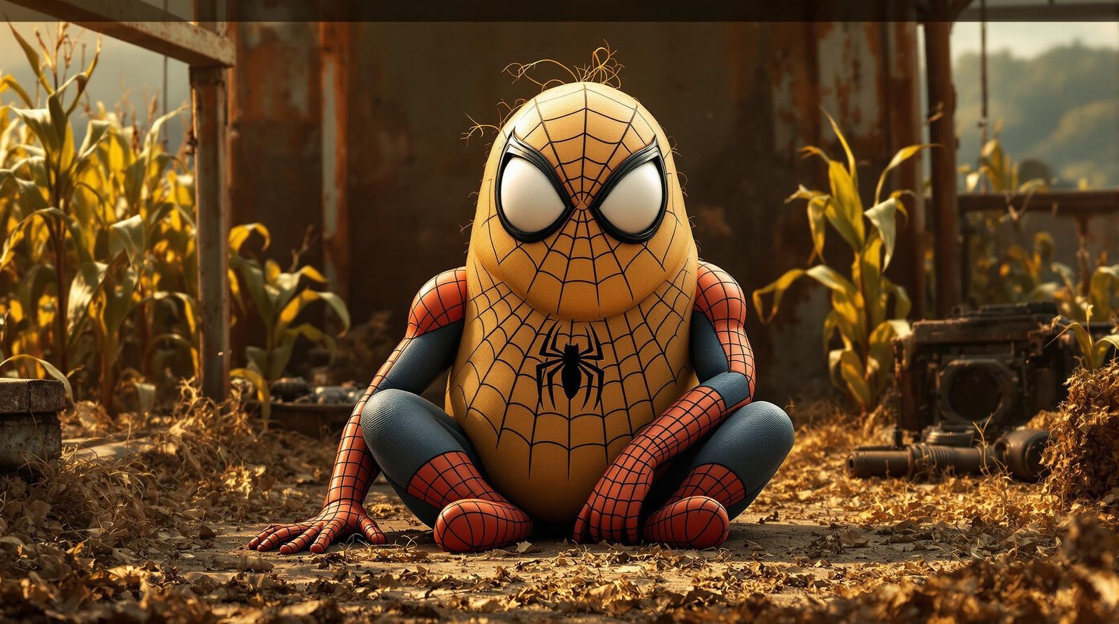 Glowing Potato Hero Rises from Farm Fields