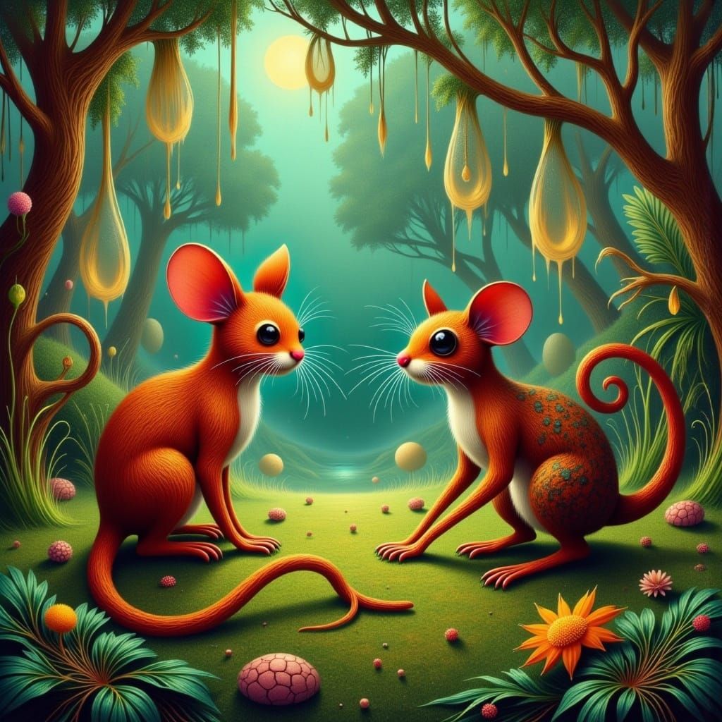 Jamaican Folklore Hybrids in Lush Digital Painting