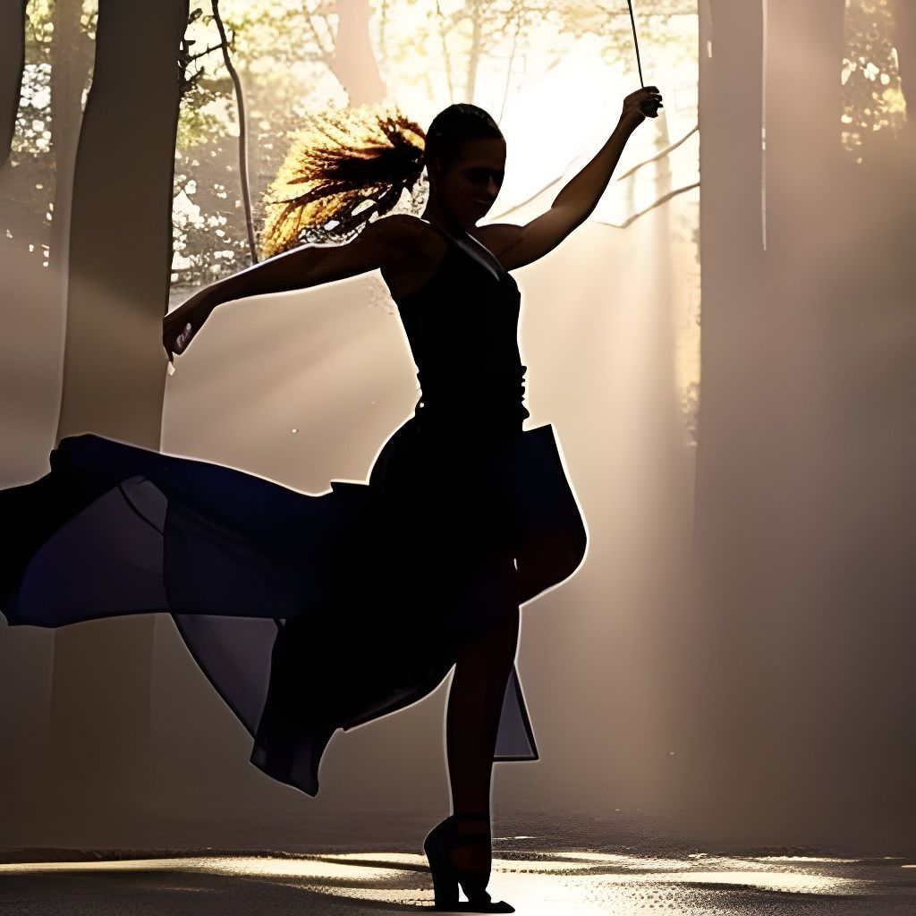 Danza a contraluz. Dance Dance against the light.