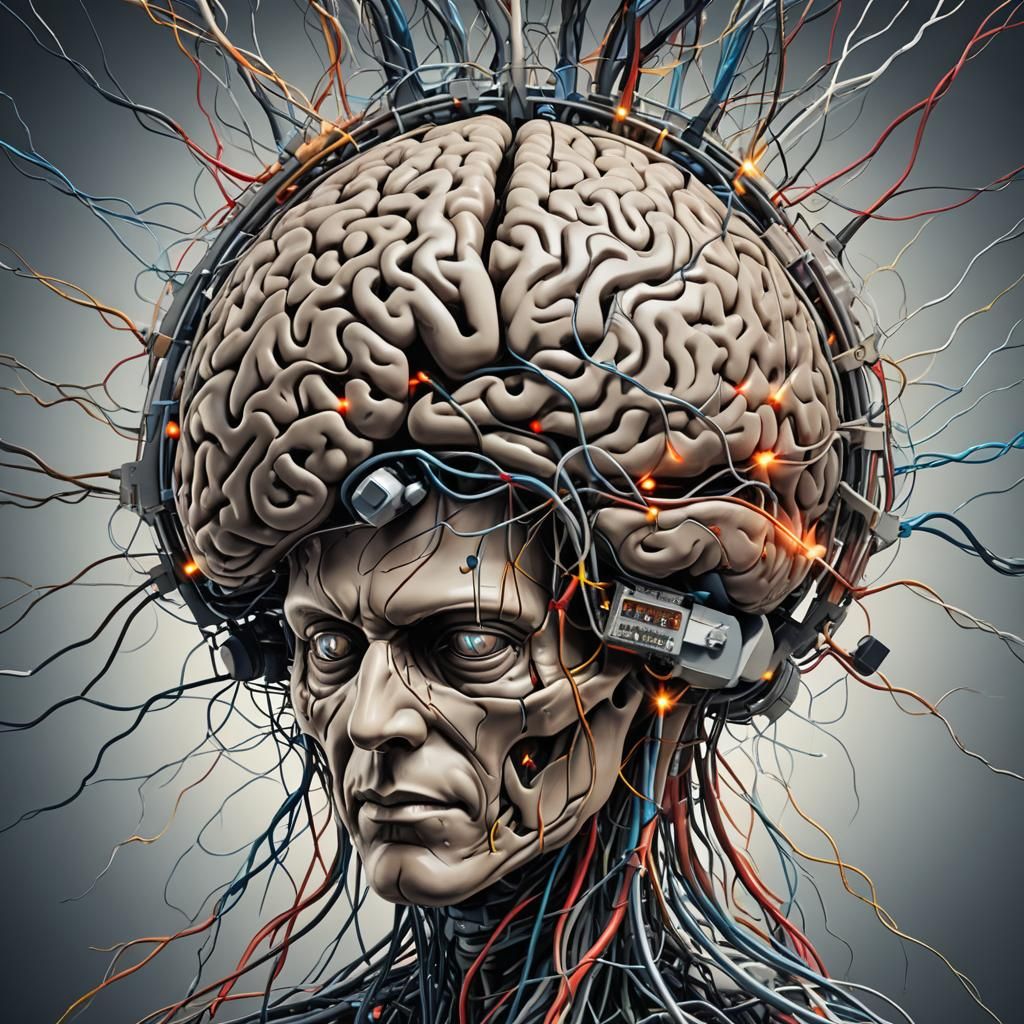 Surreal Brains Drained by Electric Energy