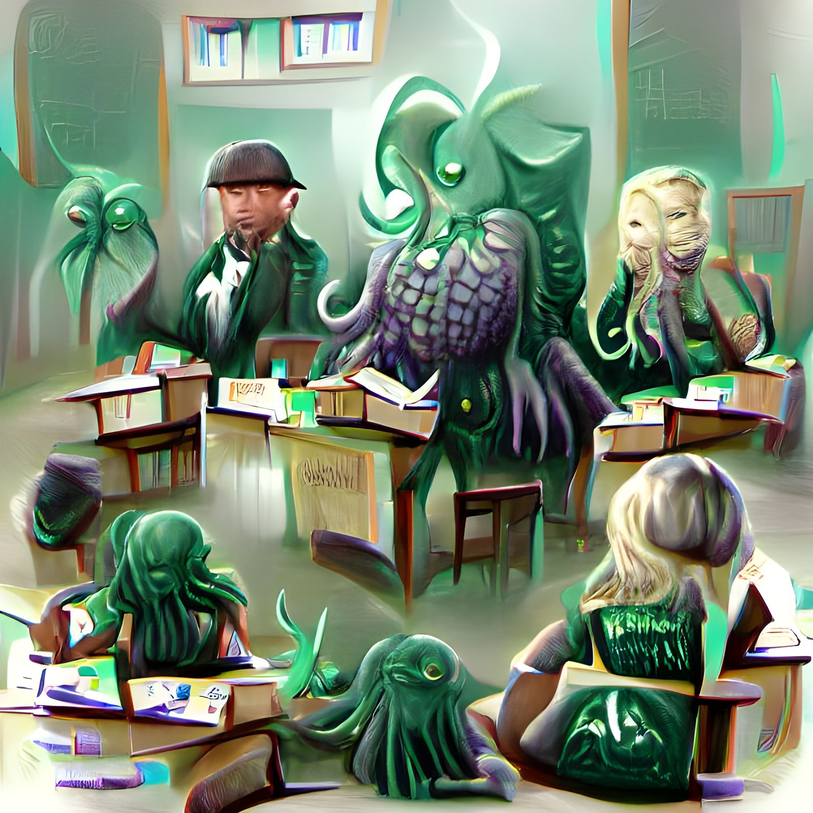 Cthulhu in Ashcan School Style