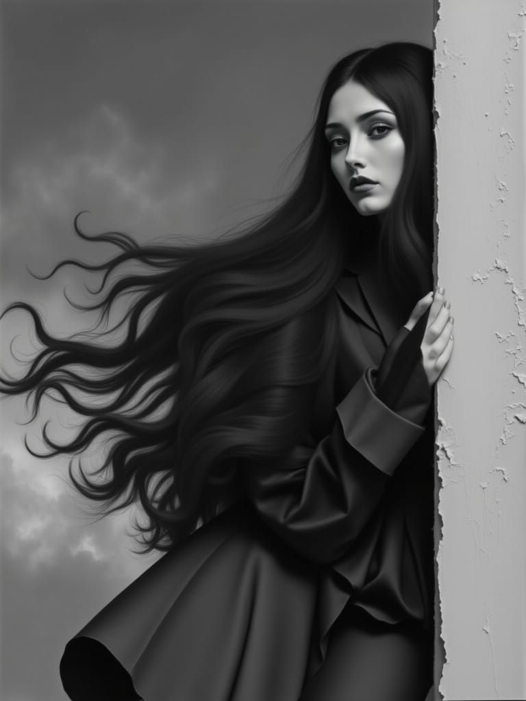 Hyperrealistic Colorful Airbrush Art with Thick Brush Stroke...