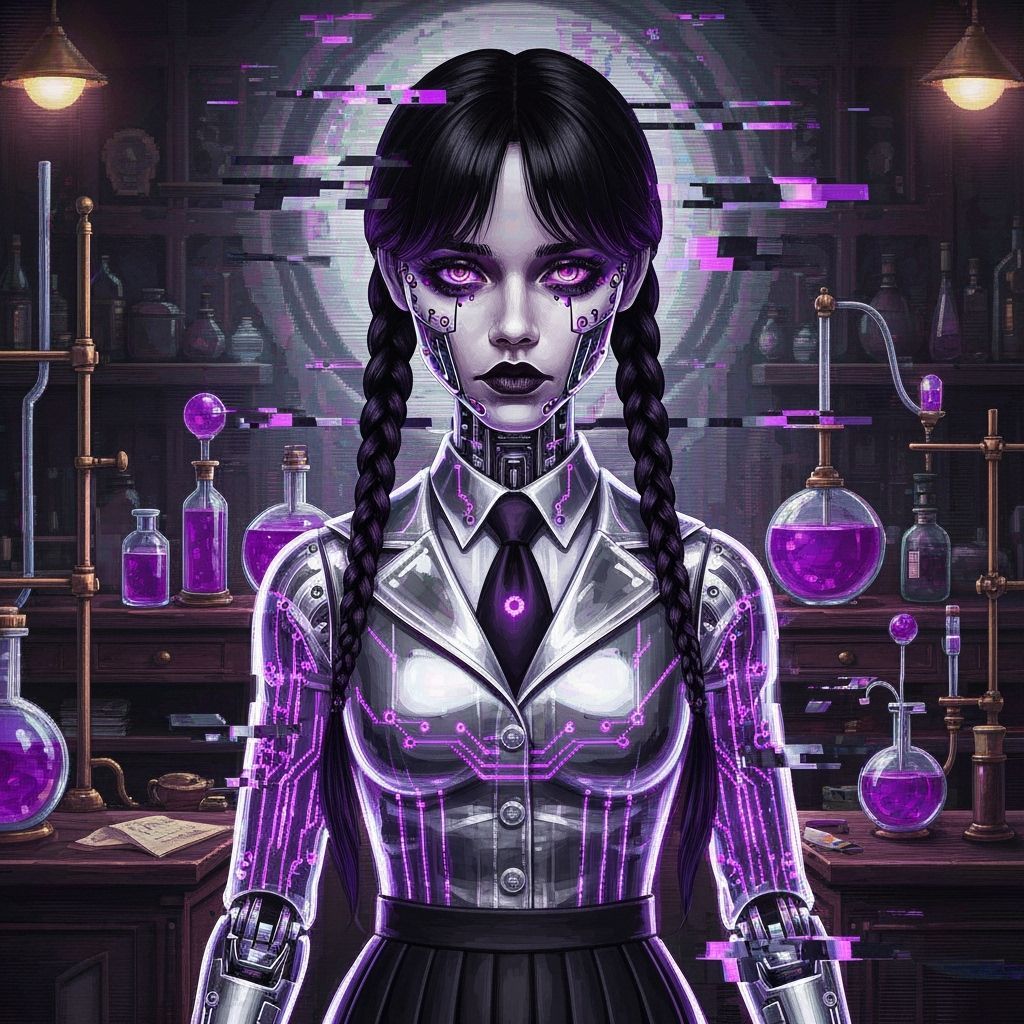 Cybernetic Wednesday Addams #47
