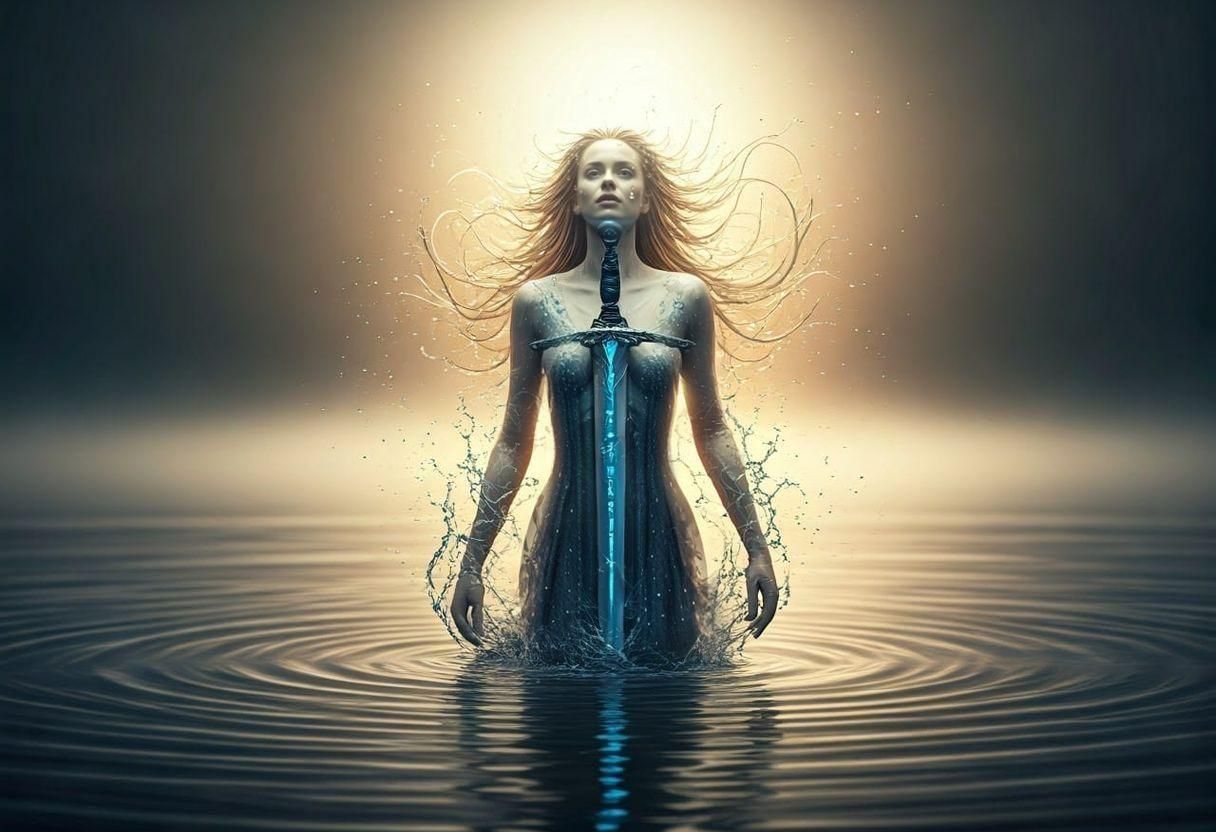 Water Droplet Gown: Cinematic Still Life